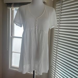 Schiesser 100% Cotton White Tee Shirt XS